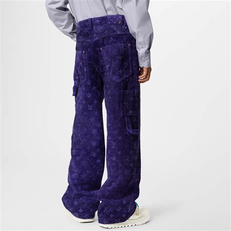 louis vuitton monogram carpenter pants|Products by Louis Vuitton: Monogram Embossed Suede .